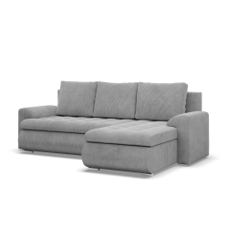 FORESTA LL Poso Corner Sofa, Side - RIGHT, Color - LIGHT GRAY