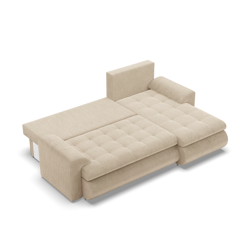 FORESTA LL Poso Corner Sofa, Side - RIGHT, Color - BEIGE FORESTA LL Poso Corner Sofa, Side - RIGHT, Color - BEIGE