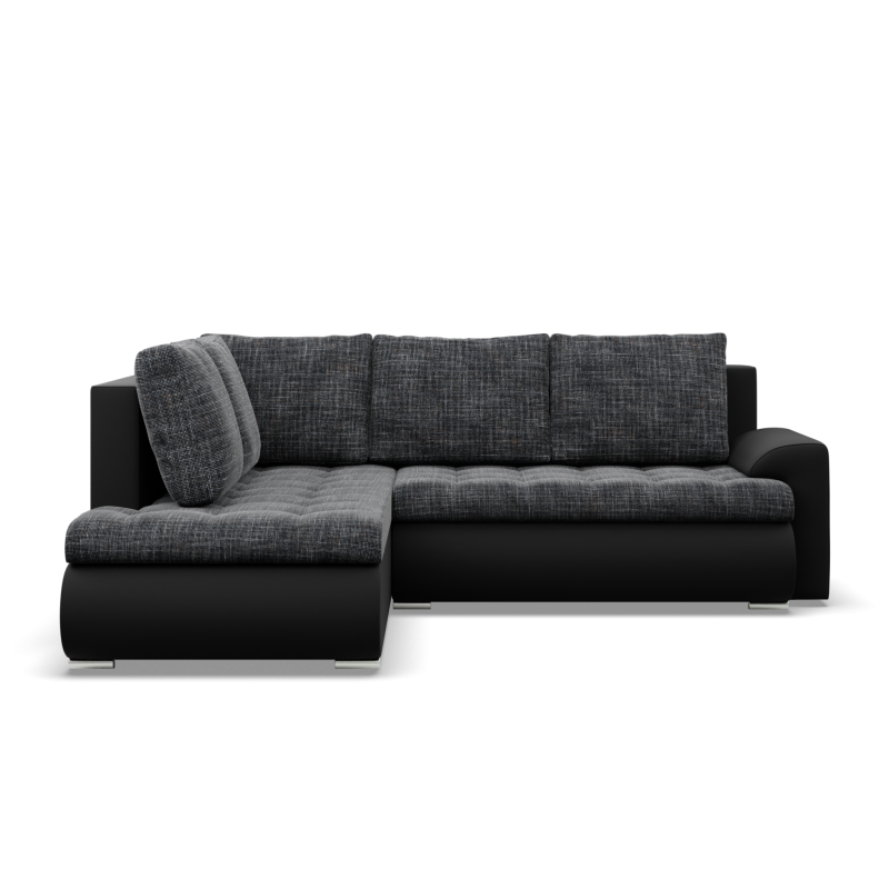 FORESTA LO Corner Sofa, Side - LEFT, Color - ASH + BLACK FORESTA LO Corner Sofa, Side - LEFT, Color - ASH + BLACK