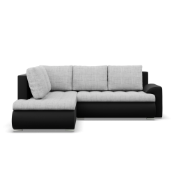 FORESTA LO Corner Sofa, Side - LEFT, Color - GRAY + BLACK FORESTA LO Corner Sofa, Side - LEFT, Color - GRAY + BLACK