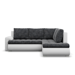 FORESTA LO Corner Sofa, Side - RIGHT, Color - GRAY + WHITE FORESTA LO Corner Sofa, Side - RIGHT, Color - GRAY + WHITE