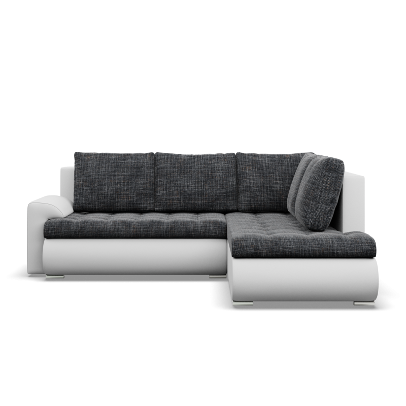 FORESTA LO Corner Sofa, Side - RIGHT, Color - GRAY + WHITE FORESTA LO Corner Sofa, Side - RIGHT, Color - GRAY + WHITE