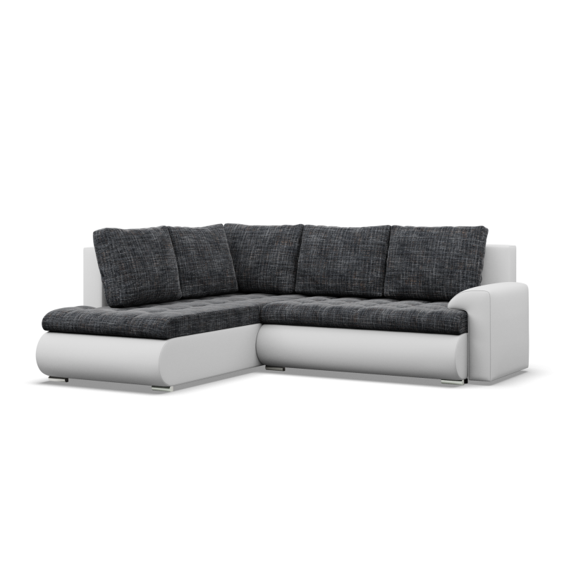 FORESTA LO Corner Sofa, Side - LEFT, Color - GRAY + WHITE FORESTA LO Corner Sofa, Side - LEFT, Color - GRAY + WHITE