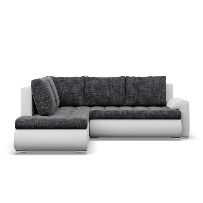 FORESTA LO Corner Sofa, Side - LEFT, Color - GRAY + WHITE FORESTA LO Corner Sofa, Side - LEFT, Color - GRAY + WHITE