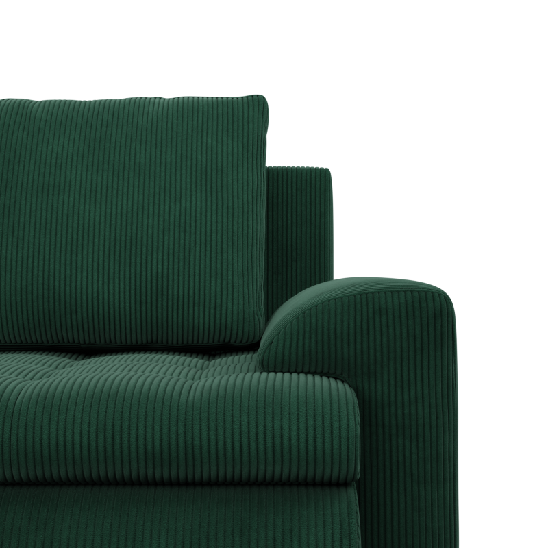 FORESTA LO Poso Corner Sofa, Side - LEFT, Color - BOTTLE GREEN FORESTA LO Poso Corner Sofa, Side - LEFT, Color - BOTTLE GREEN