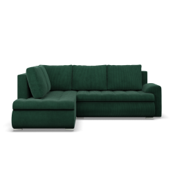 FORESTA LO Poso Corner Sofa, Side - LEFT, Color - BOTTLE GREEN FORESTA LO Poso Corner Sofa, Side - LEFT, Color - BOTTLE GREEN