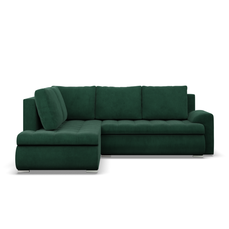 FORESTA LO Poso Corner Sofa, Side - LEFT, Color - BOTTLE GREEN FORESTA LO Poso Corner Sofa, Side - LEFT, Color - BOTTLE GREEN