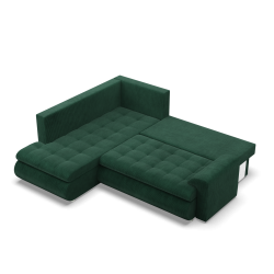 FORESTA LO Poso Corner Sofa, Side - LEFT, Color - BOTTLE GREEN FORESTA LO Poso Corner Sofa, Side - LEFT, Color - BOTTLE GREEN