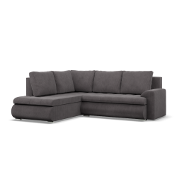 FORESTA LO Poso Corner Sofa, Side - LEFT, Color - DARK GRAY