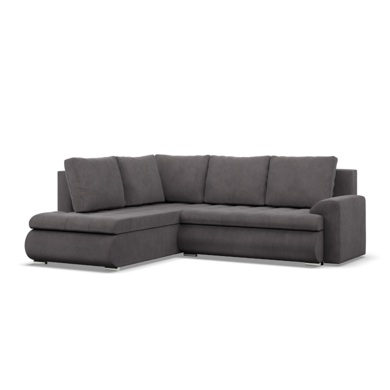 FORESTA LO Poso Corner Sofa, Side - LEFT, Color - DARK GRAY FORESTA LO Poso Corner Sofa, Side - LEFT, Color - DARK GRAY