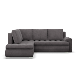 FORESTA LO Poso Corner Sofa, Side - LEFT, Color - DARK GRAY FORESTA LO Poso Corner Sofa, Side - LEFT, Color - DARK GRAY