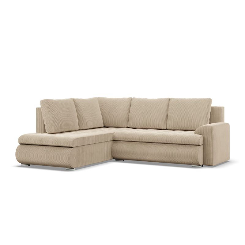 FORESTA LO Poso Corner Sofa, Side - LEFT, Color - BEIGE FORESTA LO Poso Corner Sofa, Side - LEFT, Color - BEIGE