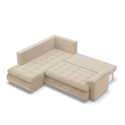 FORESTA LO Poso Corner Sofa, Side - LEFT, Color - BEIGE FORESTA LO Poso Corner Sofa, Side - LEFT, Color - BEIGE