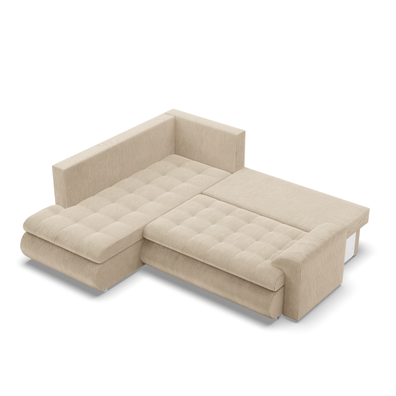 Ecksofa FORESTA LO Poso, Seite - LINKS, Farbe - BEIGE Ecksofa FORESTA LO Poso, Seite - LINKS, Farbe - BEIGE