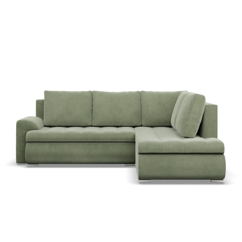 Ecksofa FORESTA LO Poso, Seite - RECHTS, Farbe - HELLGRÜN Ecksofa FORESTA LO Poso, Seite - RECHTS, Farbe - HELLGRÜN