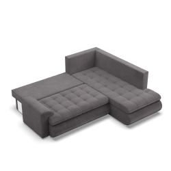 FORESTA LO Poso Corner Sofa, Side - RIGHT, Color - DARK GRAY FORESTA LO Poso Corner Sofa, Side - RIGHT, Color - DARK GRAY