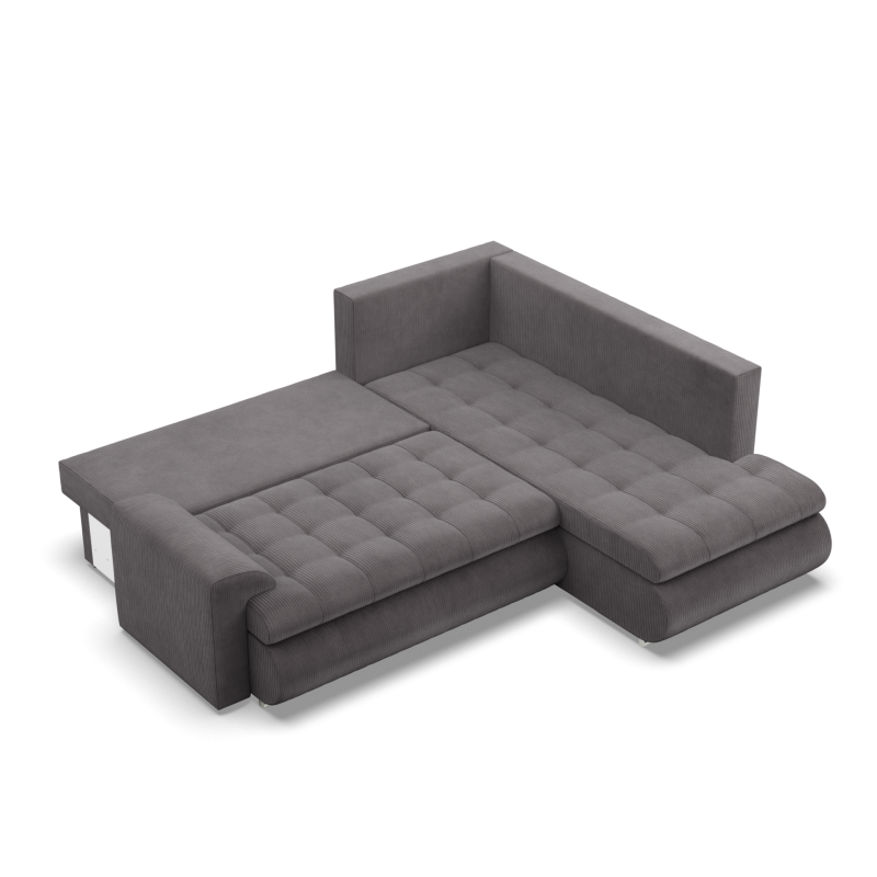 FORESTA LO Poso Corner Sofa, Side - RIGHT, Color - DARK GRAY FORESTA LO Poso Corner Sofa, Side - RIGHT, Color - DARK GRAY