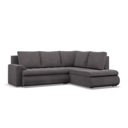 FORESTA LO Poso Corner Sofa, Side - RIGHT, Color - DARK GRAY