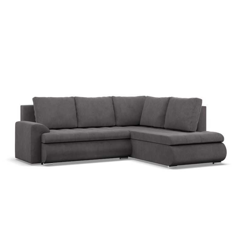 FORESTA LO Poso Corner Sofa, Side - RIGHT, Color - DARK GRAY FORESTA LO Poso Corner Sofa, Side - RIGHT, Color - DARK GRAY