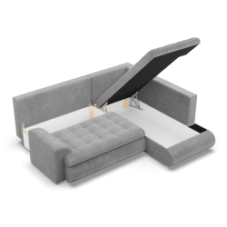 FORESTA LO Poso Corner Sofa, Side - RIGHT, Color - LIGHT GRAY FORESTA LO Poso Corner Sofa, Side - RIGHT, Color - LIGHT GRAY