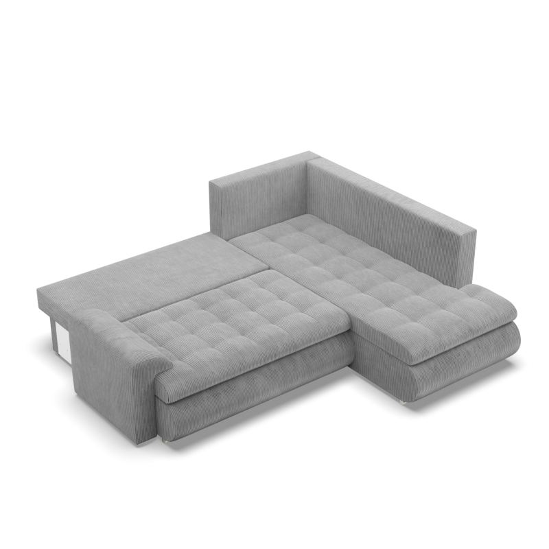 FORESTA LO Poso Corner Sofa, Side - RIGHT, Color - LIGHT GRAY FORESTA LO Poso Corner Sofa, Side - RIGHT, Color - LIGHT GRAY