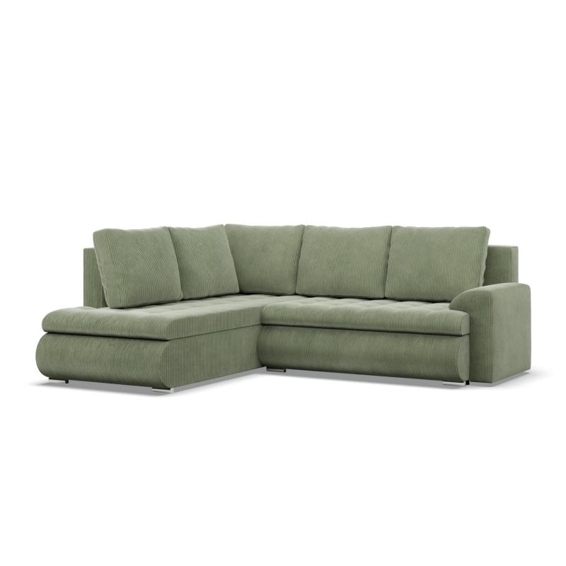 FORESTA LO Poso Corner Sofa, Side - LEFT, Color - LIGHT GREEN FORESTA LO Poso Corner Sofa, Side - LEFT, Color - LIGHT GREEN