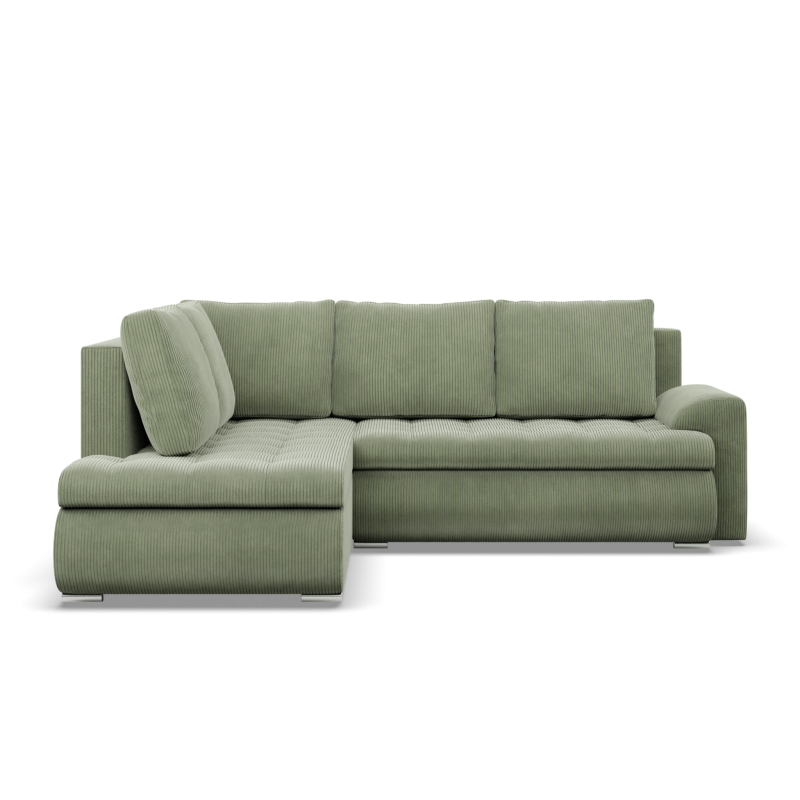 FORESTA LO Poso Corner Sofa, Side - LEFT, Color - LIGHT GREEN FORESTA LO Poso Corner Sofa, Side - LEFT, Color - LIGHT GREEN