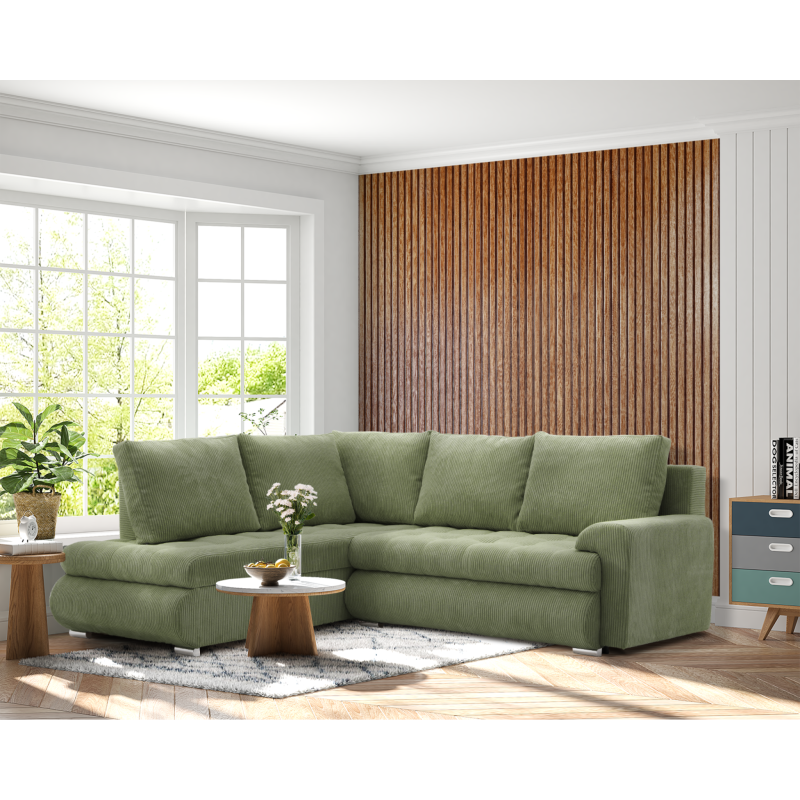 FORESTA LO Poso Corner Sofa, Side - LEFT, Color - LIGHT GREEN FORESTA LO Poso Corner Sofa, Side - LEFT, Color - LIGHT GREEN