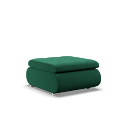 FORESTA Kronos Pouf, Color - BOTTLE GREEN