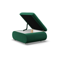 FORESTA Kronos Pouf, Color - BOTTLE GREEN FORESTA Kronos Pouf, Color - BOTTLE GREEN