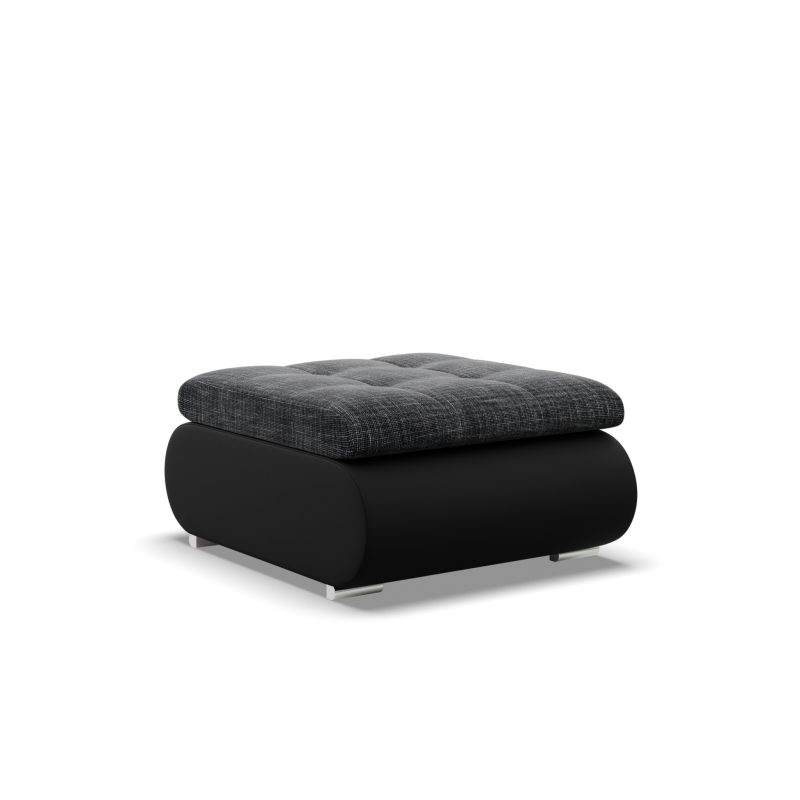 FORESTA Pouf, Color - GRAY + BLACK FORESTA Pouf, Color - GRAY + BLACK