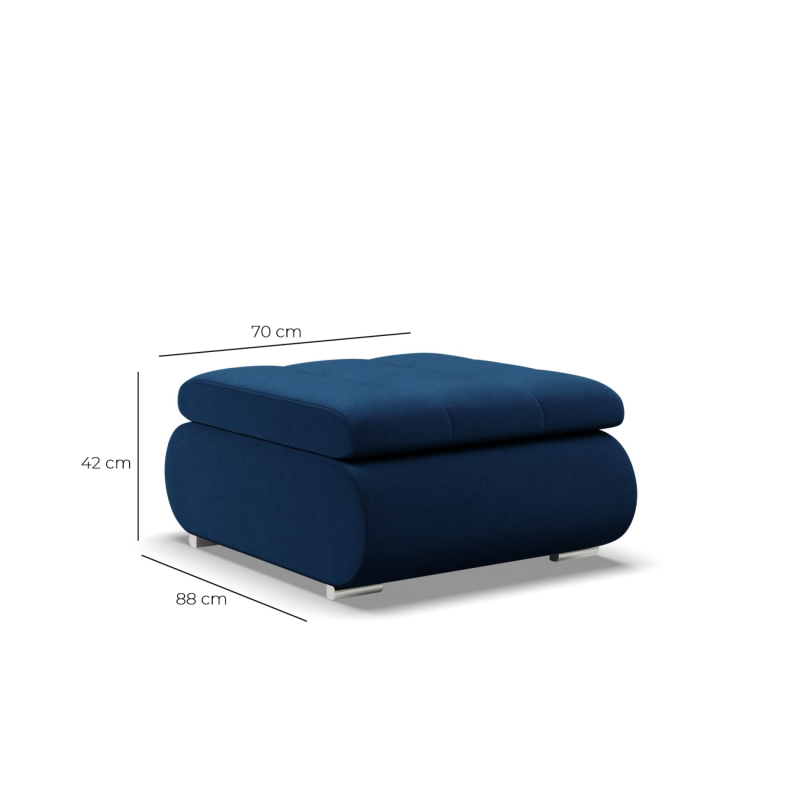 FORESTA Poso Pouf, Color - NAVY BLUE FORESTA Poso Pouf, Color - NAVY BLUE