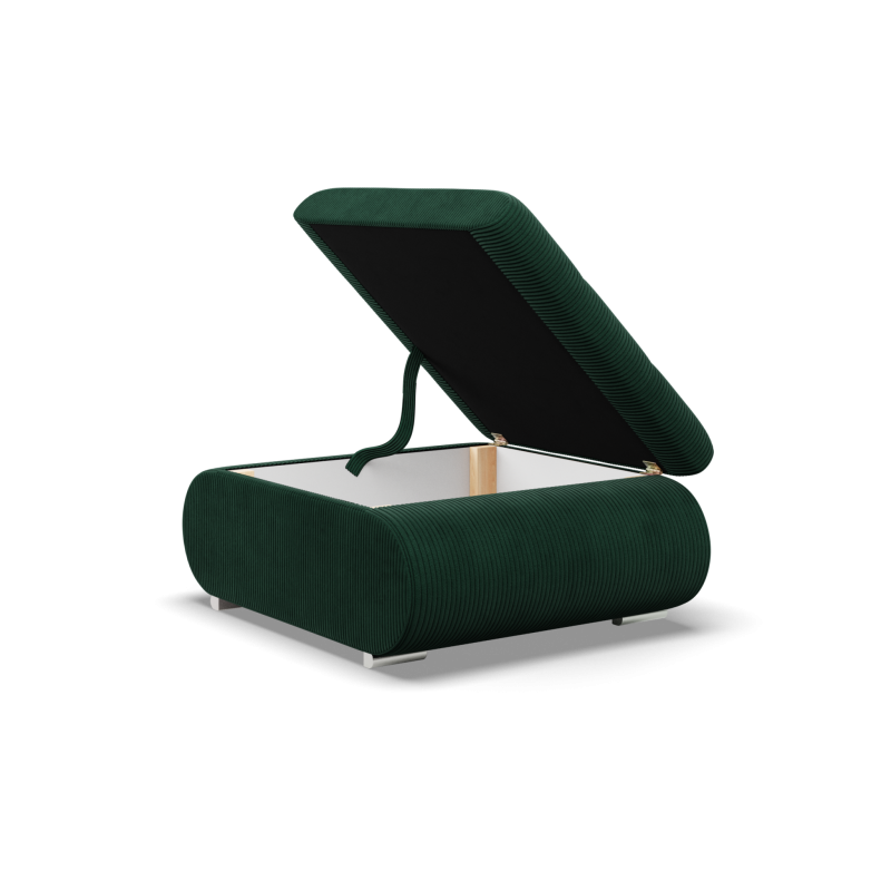 FORESTA Poso Ottoman, Color - BOTTLE GREEN FORESTA Poso Ottoman, Color - BOTTLE GREEN