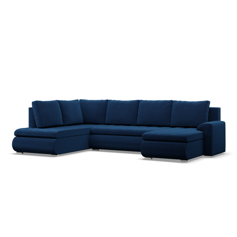 FORESTA ULO Kronos Corner Sofa, Side - LEFT, Color - NAVY BLUE FORESTA ULO Kronos Corner Sofa, Side - LEFT, Color - NAVY BLUE