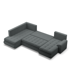 FORESTA ULO Corner Sofa Kronos, Side - LEFT, Color - DARK GRAY FORESTA ULO Corner Sofa Kronos, Side - LEFT, Color - DARK GRAY