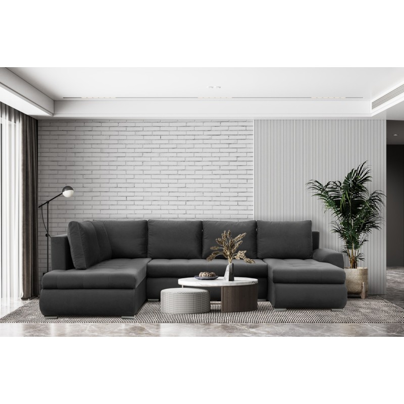 FORESTA ULO Corner Sofa Kronos, Side - LEFT, Color - DARK GRAY FORESTA ULO Corner Sofa Kronos, Side - LEFT, Color - DARK GRAY
