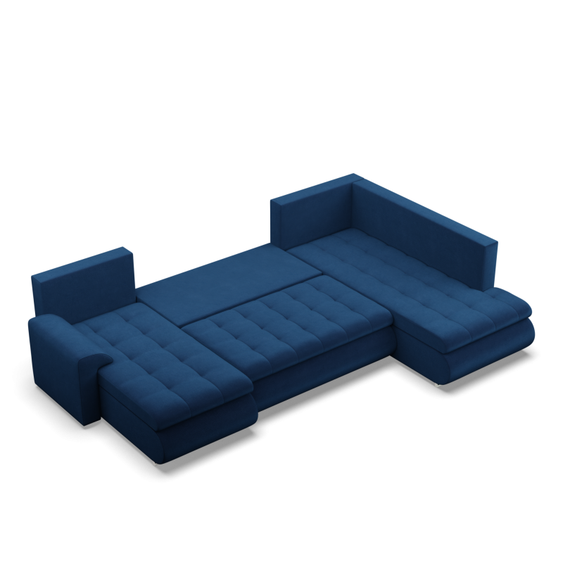 Ecksofa FORESTA ULO Kronos, Seite - RECHTS, Farbe - BLAU Ecksofa FORESTA ULO Kronos, Seite - RECHTS, Farbe - BLAU