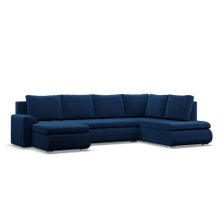 FORESTA ULO Kronos Corner Sofa, Side - RIGHT, Color - NAVY BLUE
