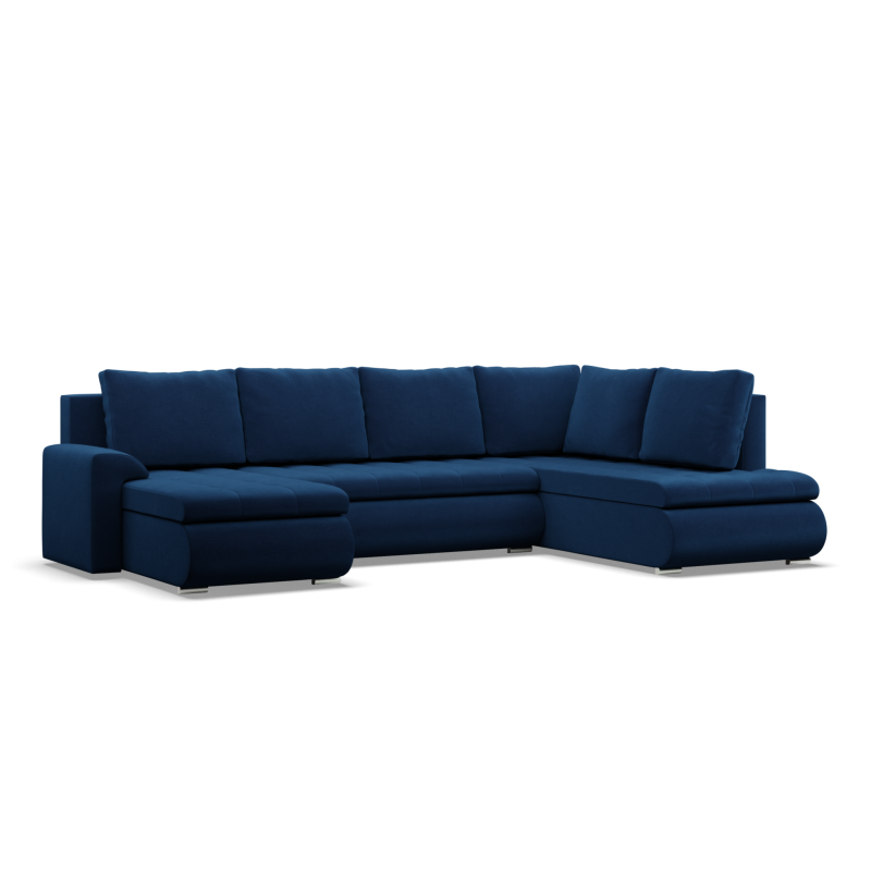 Ecksofa FORESTA ULO Kronos, Seite - RECHTS, Farbe - BLAU Ecksofa FORESTA ULO Kronos, Seite - RECHTS, Farbe - BLAU