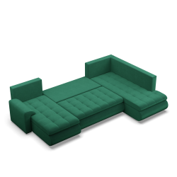 Ecksofa FORESTA ULO Kronos, Seite - RECHTS, Farbe - FLASCHENGRÜN Ecksofa FORESTA ULO Kronos, Seite - RECHTS, Farbe - FLASCHENGRÜN