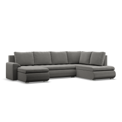 FORESTA ULO Kronos Corner Sofa, Side - RIGHT, Color - LIGHT GRAY