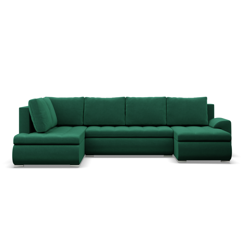FORESTA ULO Kronos Corner Sofa, Side - LEFT, Color - BOTTLE GREEN FORESTA ULO Kronos Corner Sofa, Side - LEFT, Color - BOTTLE GREEN