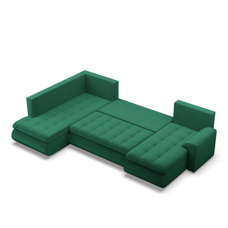 FORESTA ULO Kronos Corner Sofa, Side - LEFT, Color - BOTTLE GREEN FORESTA ULO Kronos Corner Sofa, Side - LEFT, Color - BOTTLE GREEN