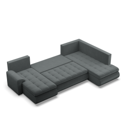 FORESTA ULO Kronos Corner Sofa, Side - RIGHT, Color - DARK GRAY FORESTA ULO Kronos Corner Sofa, Side - RIGHT, Color - DARK GRAY