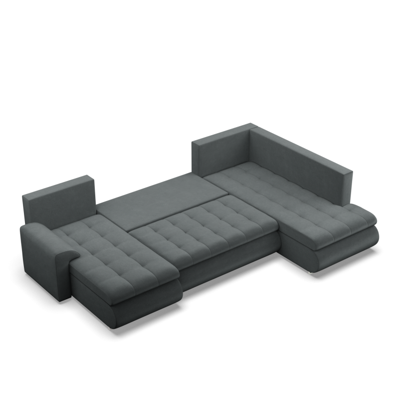 FORESTA ULO Kronos Corner Sofa, Side - RIGHT, Color - DARK GRAY FORESTA ULO Kronos Corner Sofa, Side - RIGHT, Color - DARK GRAY