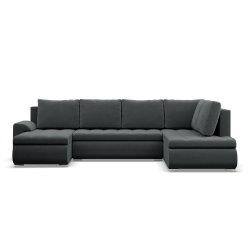 FORESTA ULO Kronos Corner Sofa, Side - RIGHT, Color - DARK GRAY FORESTA ULO Kronos Corner Sofa, Side - RIGHT, Color - DARK GRAY
