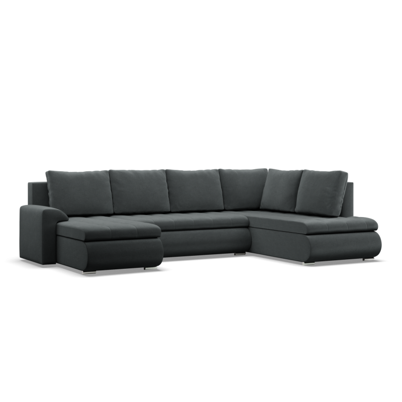 FORESTA ULO Kronos Corner Sofa, Side - RIGHT, Color - DARK GRAY FORESTA ULO Kronos Corner Sofa, Side - RIGHT, Color - DARK GRAY