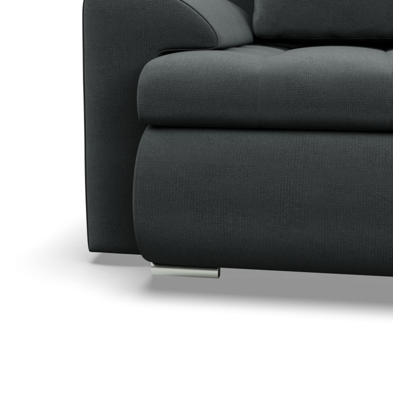 FORESTA ULO Kronos Corner Sofa, Side - RIGHT, Color - DARK GRAY FORESTA ULO Kronos Corner Sofa, Side - RIGHT, Color - DARK GRAY