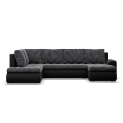 FORESTA ULO Corner Sofa, Side - LEFT, Color - GRAY + BLACK FORESTA ULO Corner Sofa, Side - LEFT, Color - GRAY + BLACK