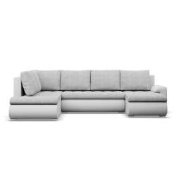 FORESTA ULO Corner Sofa, Side - LEFT, Color - GRAY + WHITE FORESTA ULO Corner Sofa, Side - LEFT, Color - GRAY + WHITE